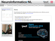 Tablet Screenshot of neuroinformatics.nl